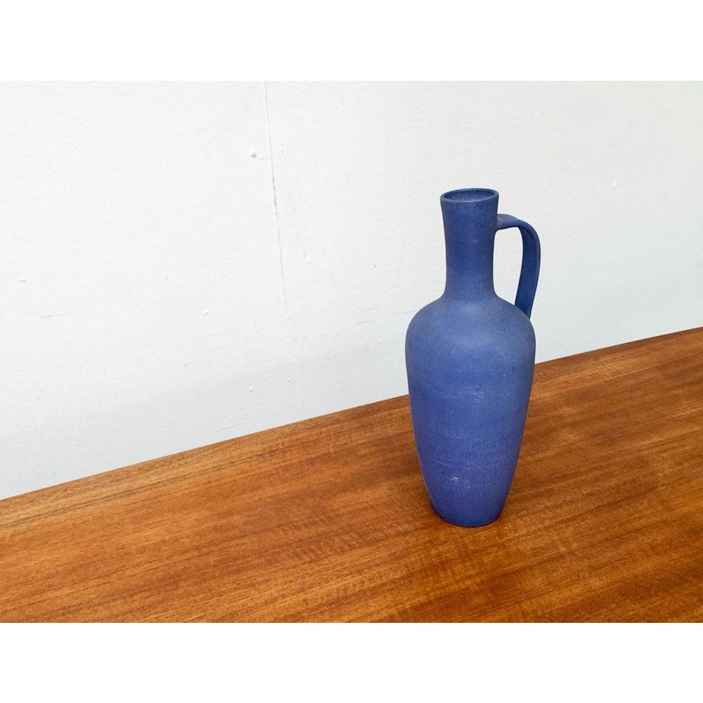 Mid-Century Minimalist WGP Pottery Carafe Vase from Marschner Kunsttöpferei For Sale 6