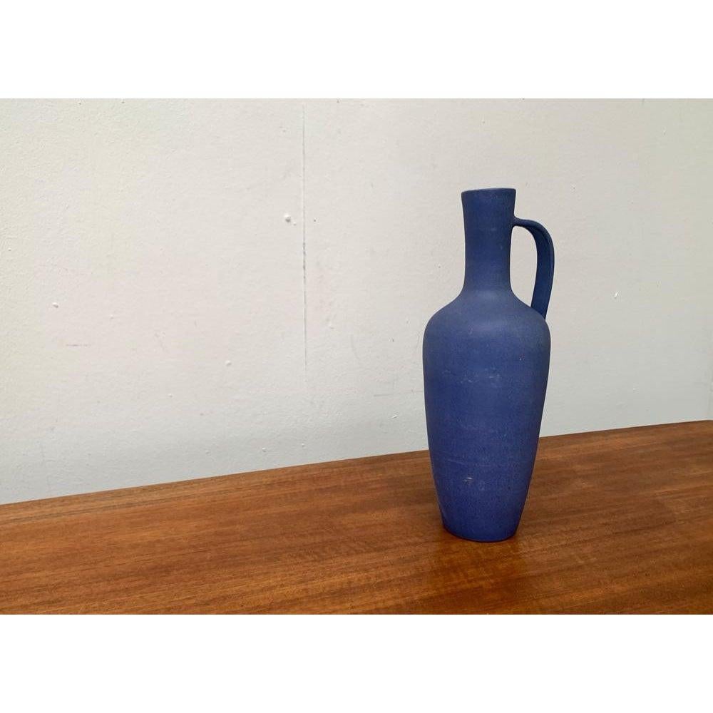 German Mid-Century Minimalist WGP Pottery Carafe Vase from Marschner Kunsttöpferei For Sale