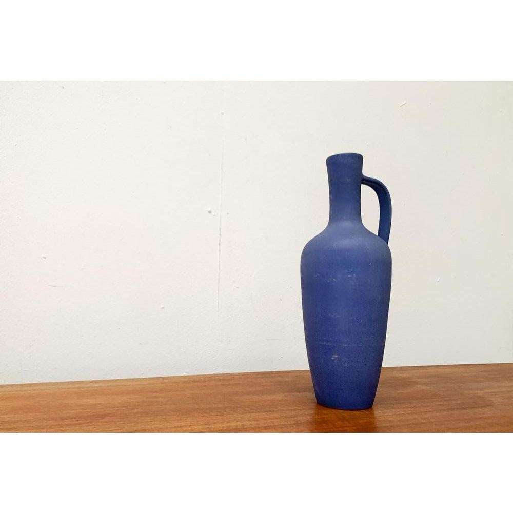 Mid-Century Minimalist WGP Pottery Carafe Vase from Marschner Kunsttöpferei In Excellent Condition For Sale In Hamburg, DE