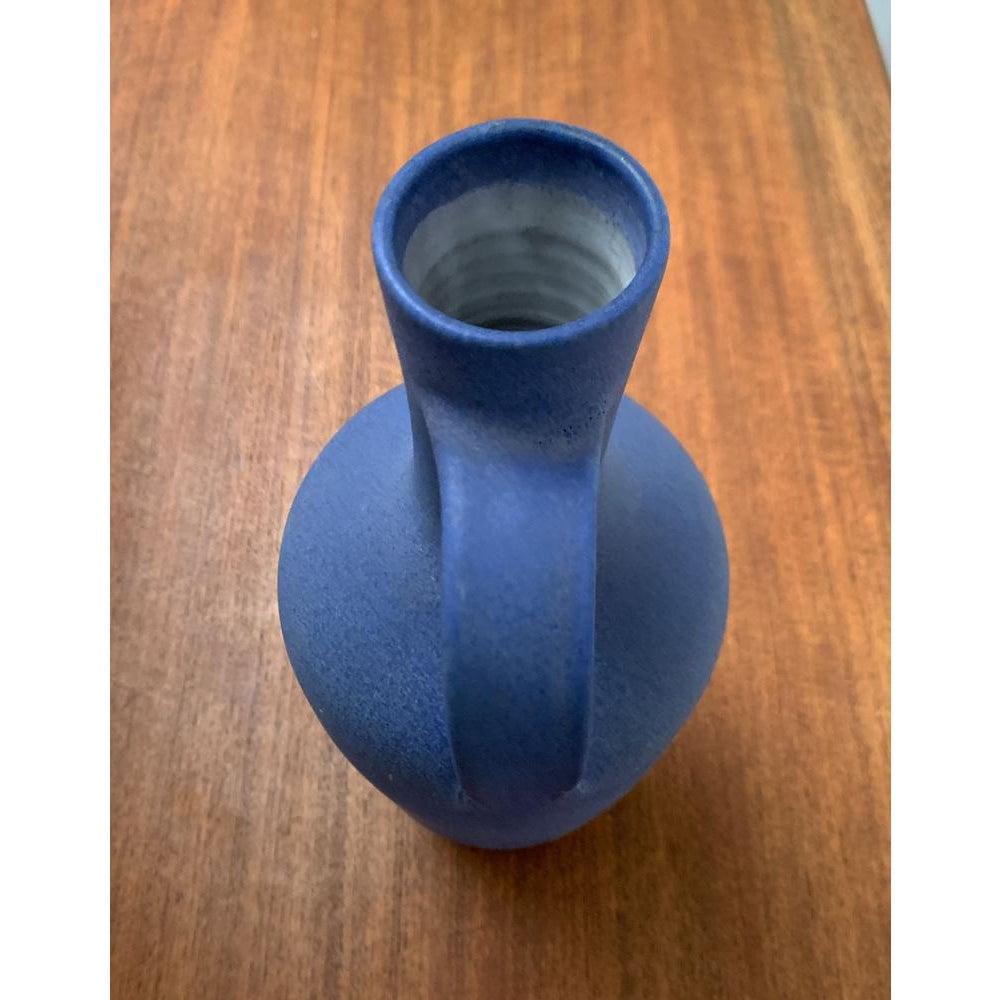 Mid-Century Minimalist WGP Pottery Carafe Vase from Marschner Kunsttöpferei For Sale 2