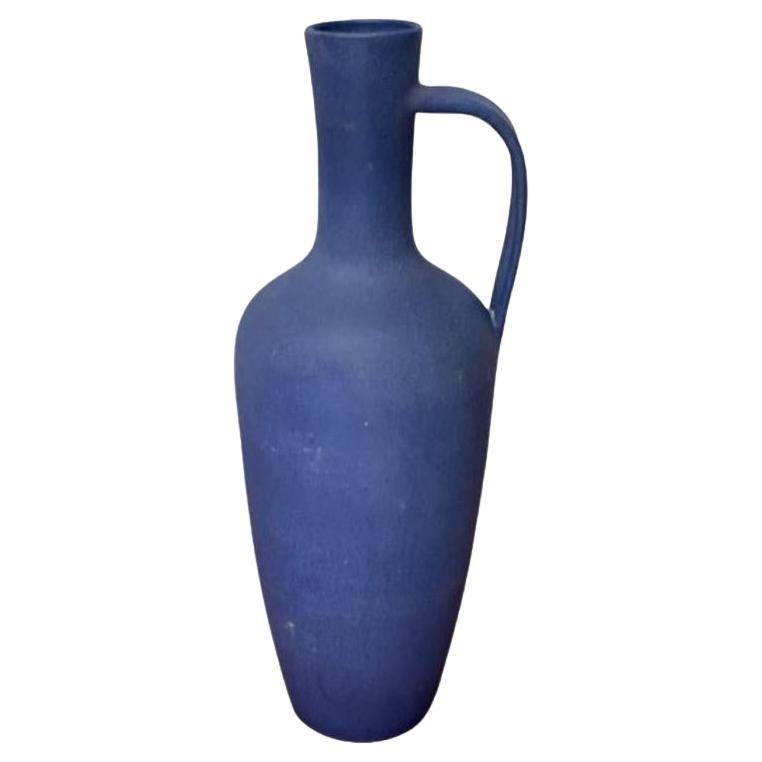 Mid-Century Minimalist WGP Pottery Carafe Vase from Marschner Kunsttöpferei For Sale