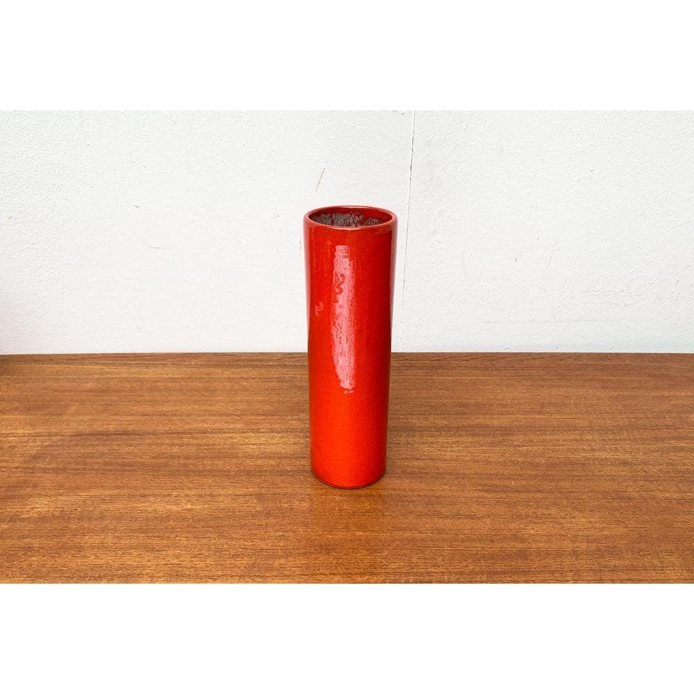 Mid-Century Minimalist WGP West German Pottery Vase 1960s For Sale 1