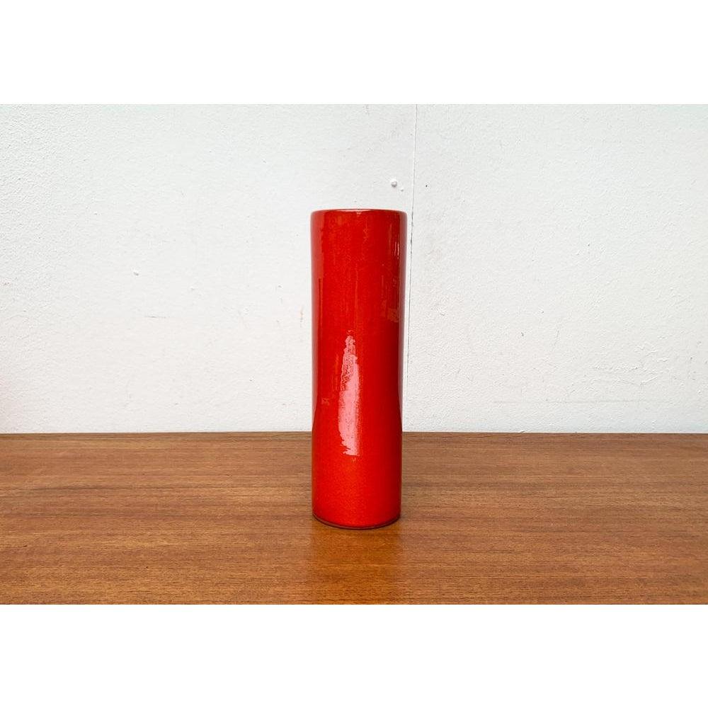 Mid-Century Minimalist WGP West German Pottery Vase 1960s For Sale 2