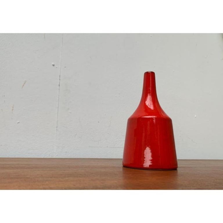 Minimalistische WGP West German Pottery Vase aus der Jahrhundertmitte, 1960er Jahre im Angebot 2