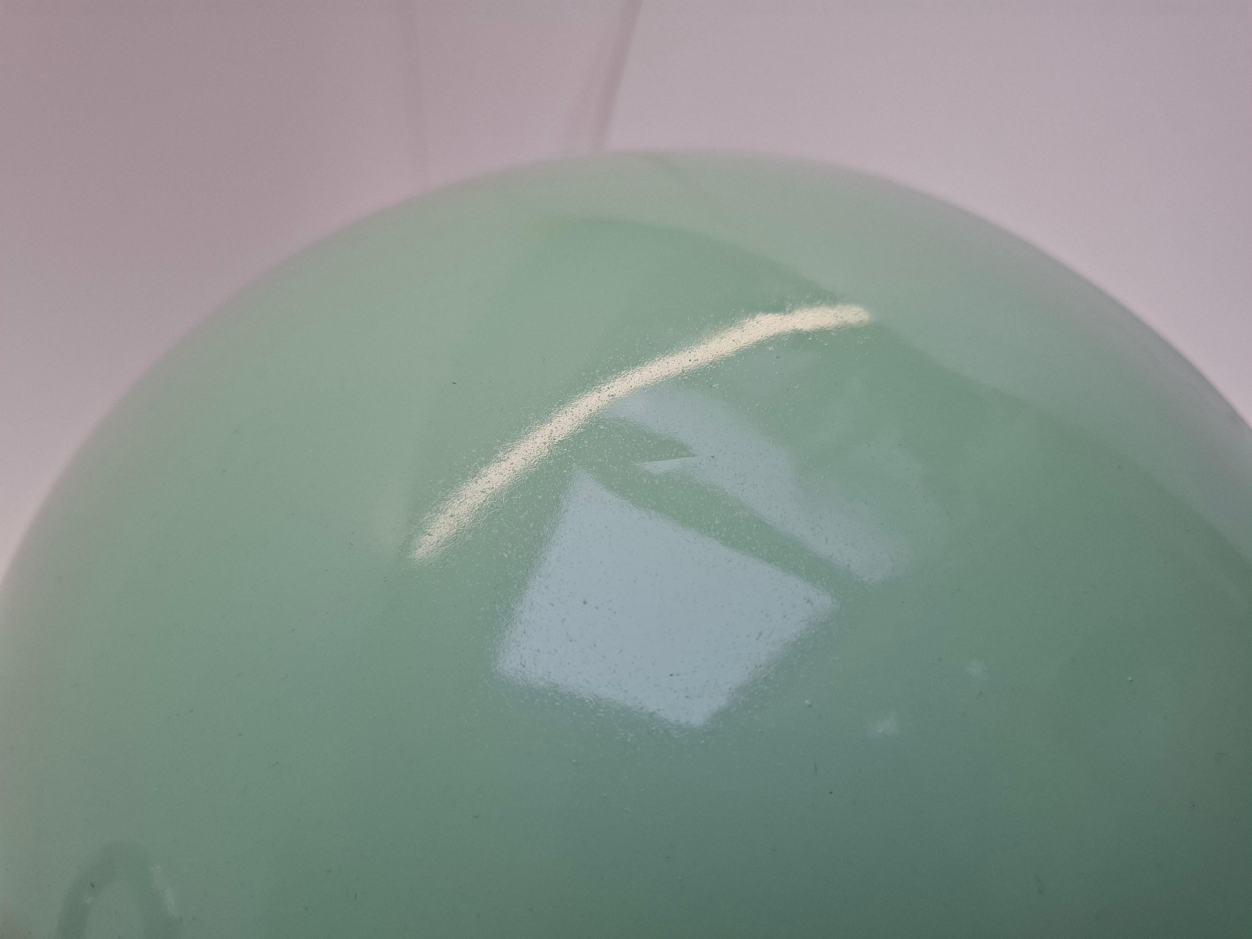 Mid-Century Mint Green Czech Desk Lamp with Chrome and Adjustable Shade en venta 5