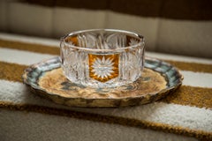 Midcentury Mint Green Decorative Wood Plate, Italy, 1960s