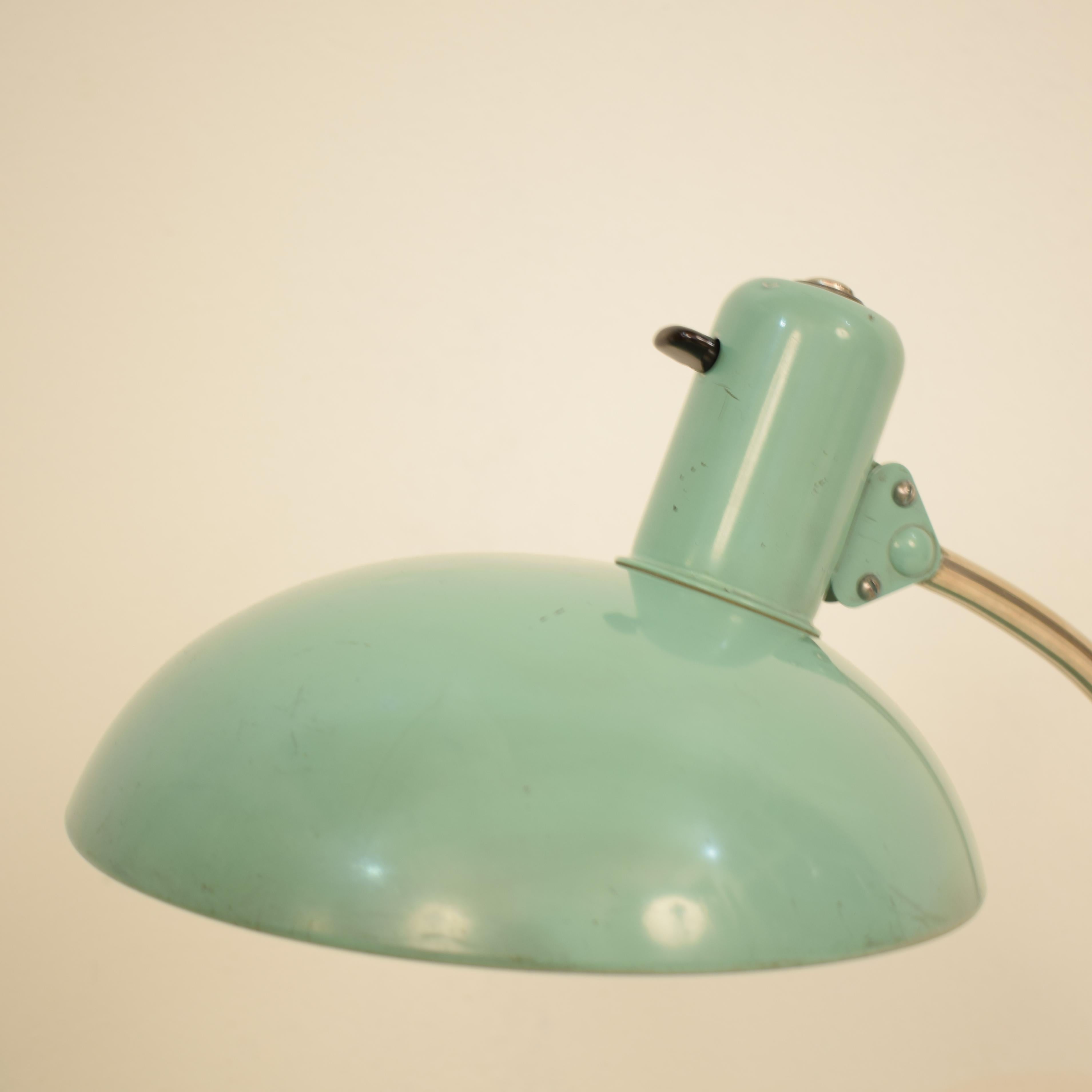 mint green desk lamp