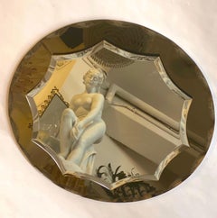 Mid-century Mirror Attributed to Max Ingrand for Fontana Arte, 1960s