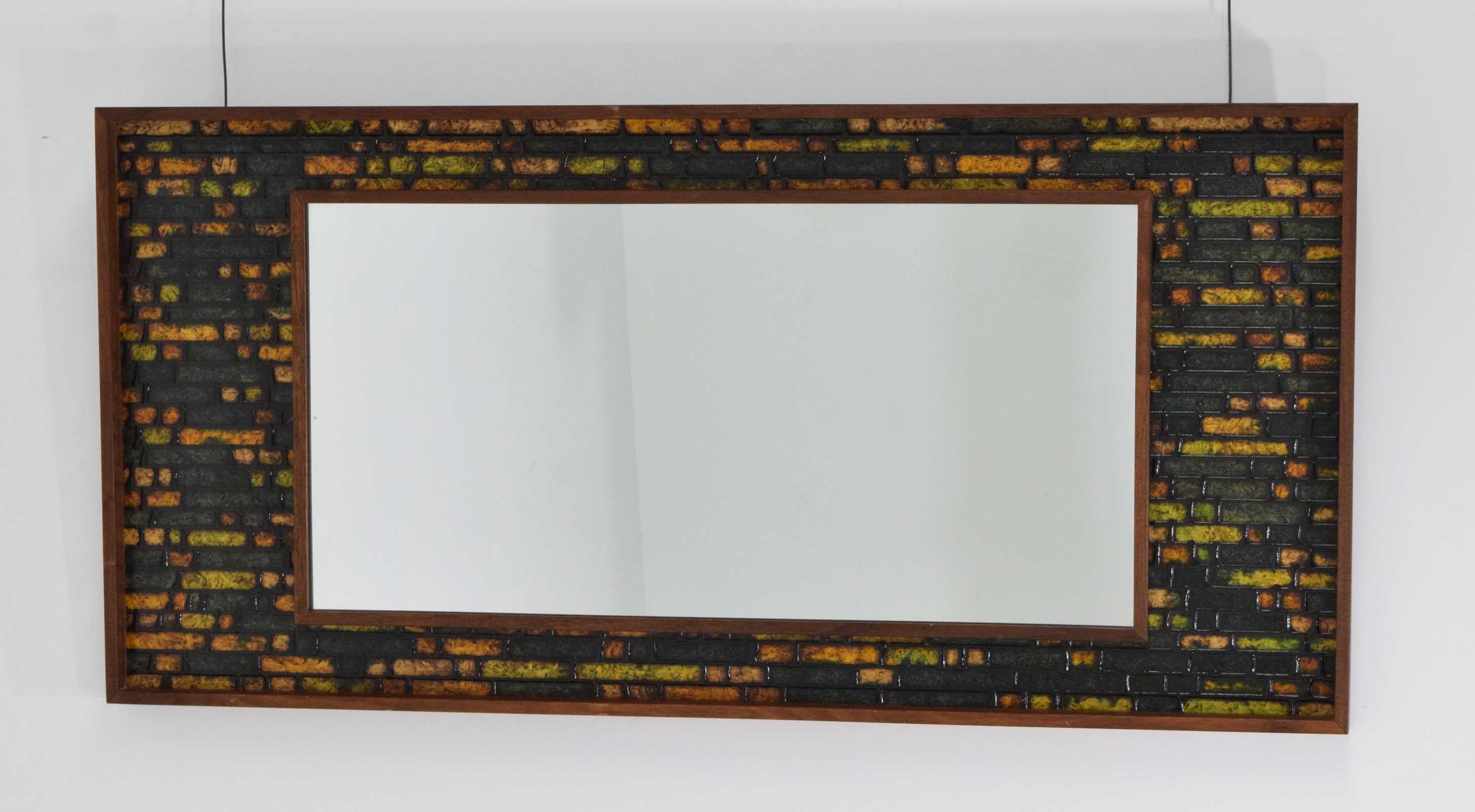 20th Century Midcentury Mirror