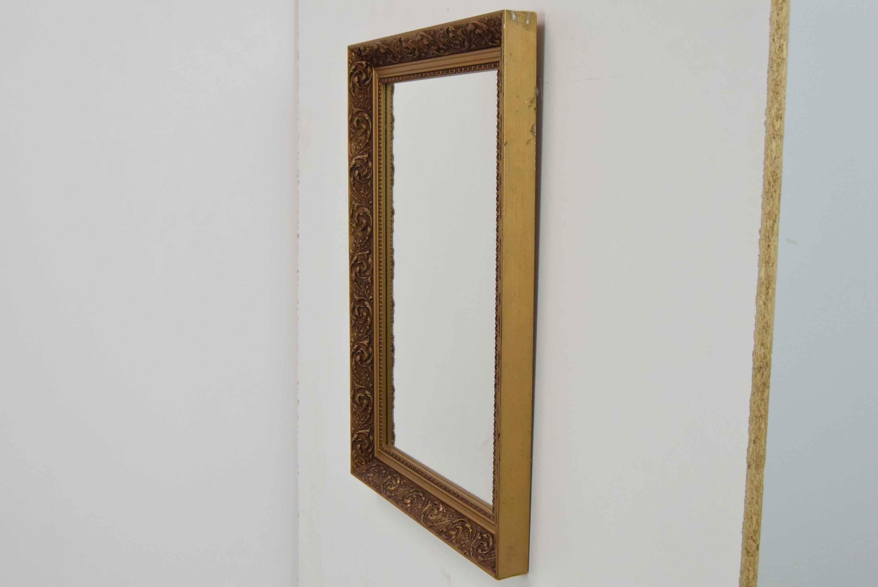 Mid-Century Mirror, 1960's In Good Condition For Sale In Praha, CZ