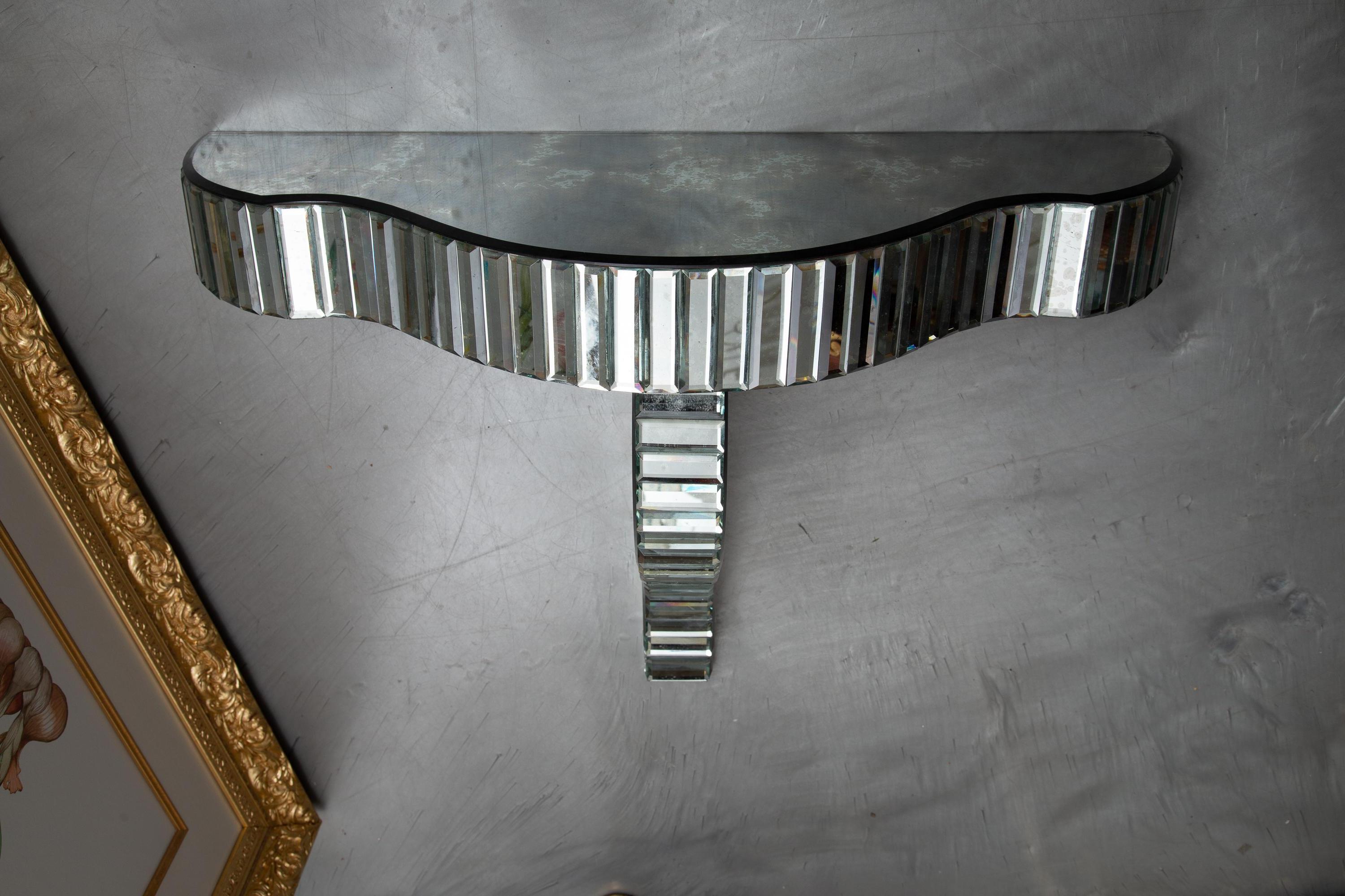 Mid-20th Century Mid Century Mirrored Wall Bracket For Sale