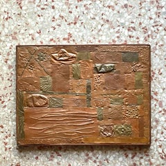 Mid-Century Mixed Metal Abstract Assemblage