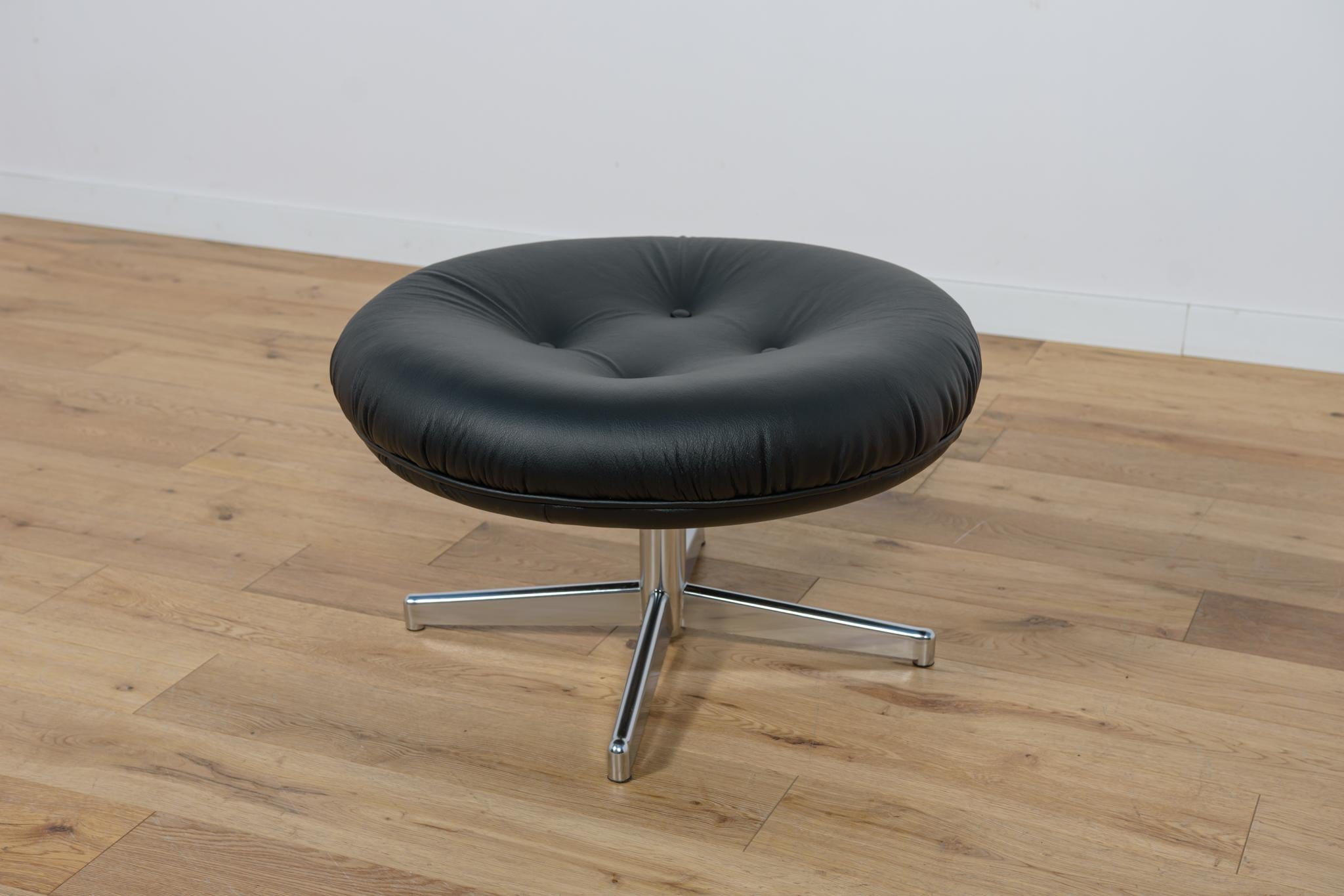 Mid-Century ML 214 Lounge Chair with Ottoman by Illum Wikkelsø for Mikael Laurse For Sale 8