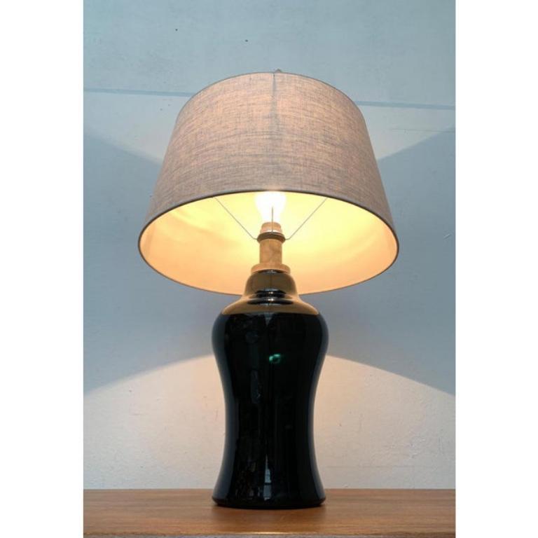 Metal Mid-Century Ml Glass Table Lamp by Ingo Maurer for M-Design, Germany, 1960s For Sale