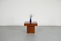Mid-Century Mobelfabrik Style Coffee Table with Chess Board Reversible Top