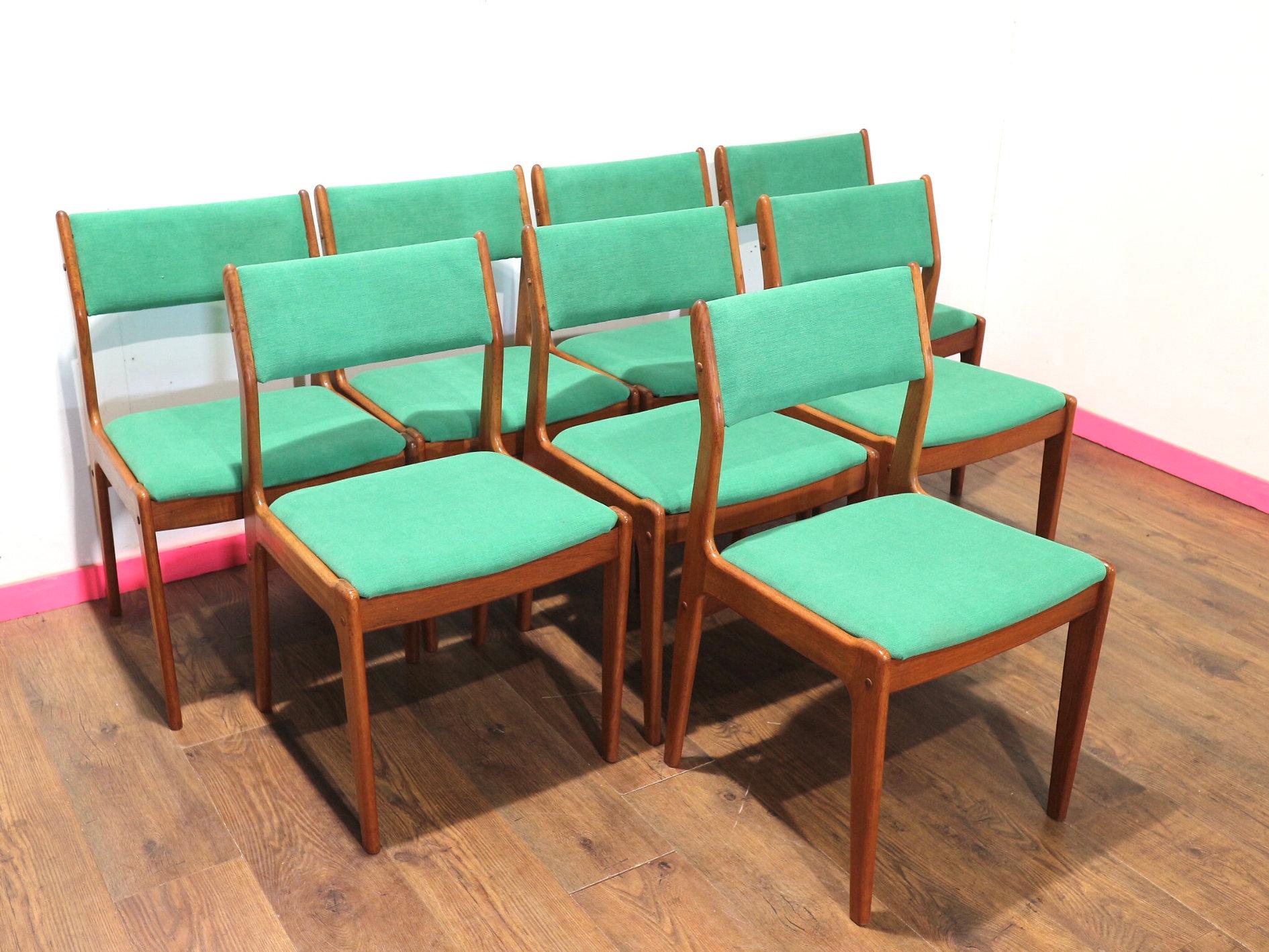 Mid Century Mobler Teak Danish Gangso Mobler Dining Chairs x 8 Scandinavian 4