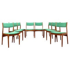 Mid Century Mobler Teak Danish Gangso Mobler Dining Chairs x 8 Scandinavian