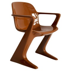 Chaise Kangourou Pantone mi-siècle Mocha Mousse, par Ernst Moeckl, Allemagne, 1968