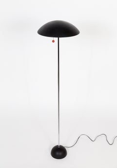 Mid Century Mod Black Dome Floor Lamp