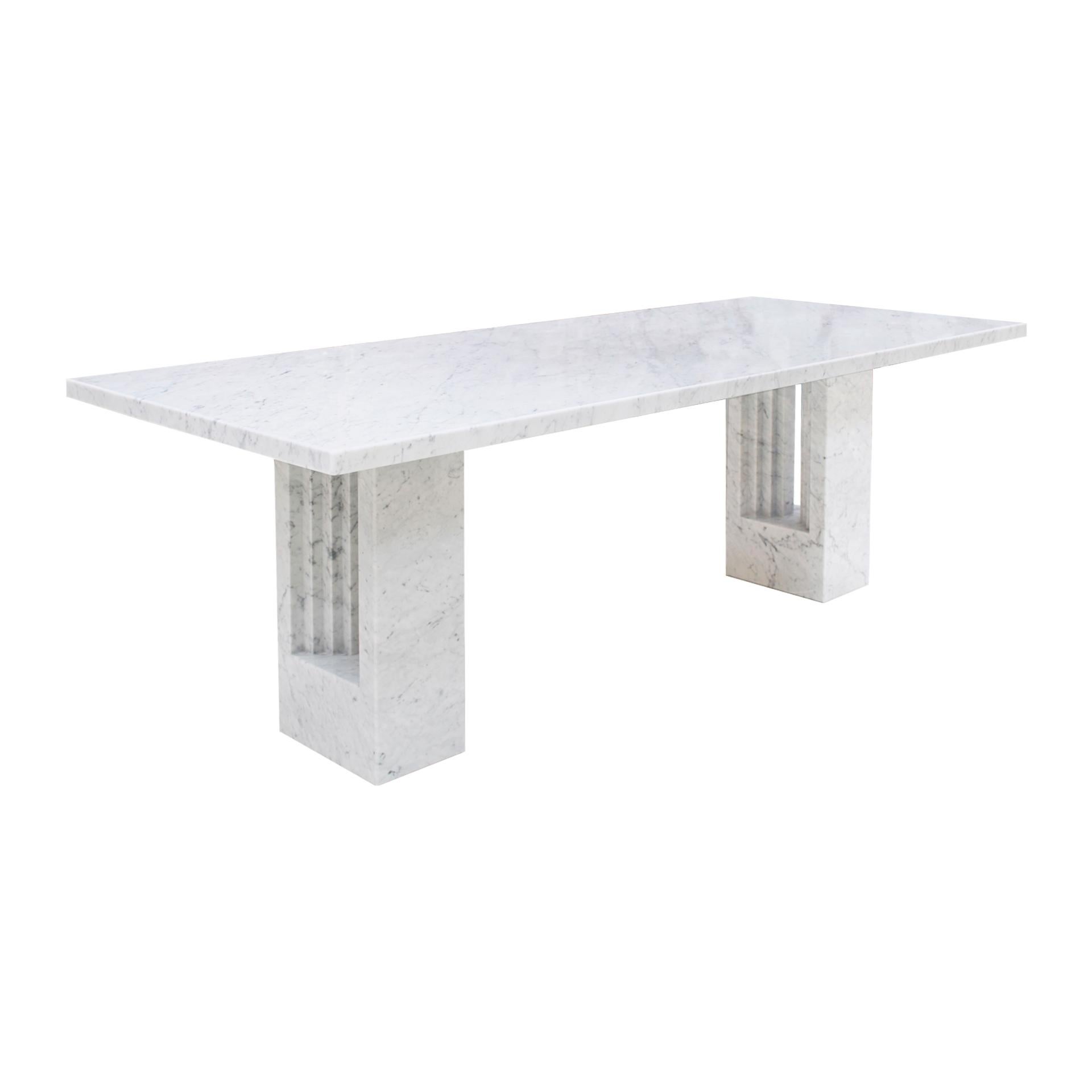 Mid-Century Modern Mid Century Mod Delfi Dining Table Designed by Carlo Scarpa & Marcel Breuer
