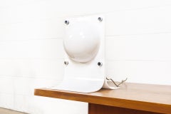 Mid-Century Modern Space Age Neal Small White Acrylic Table Lamp, 1960s