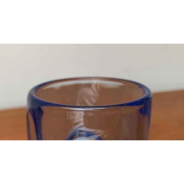 Mid-Century moderno Vaso in vetro blu di Vladislav Urban, anni '60, Model No. 20064 in vendita