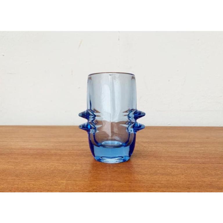 Vetro Vaso in vetro blu di Vladislav Urban, anni '60, Model No. 20064 in vendita