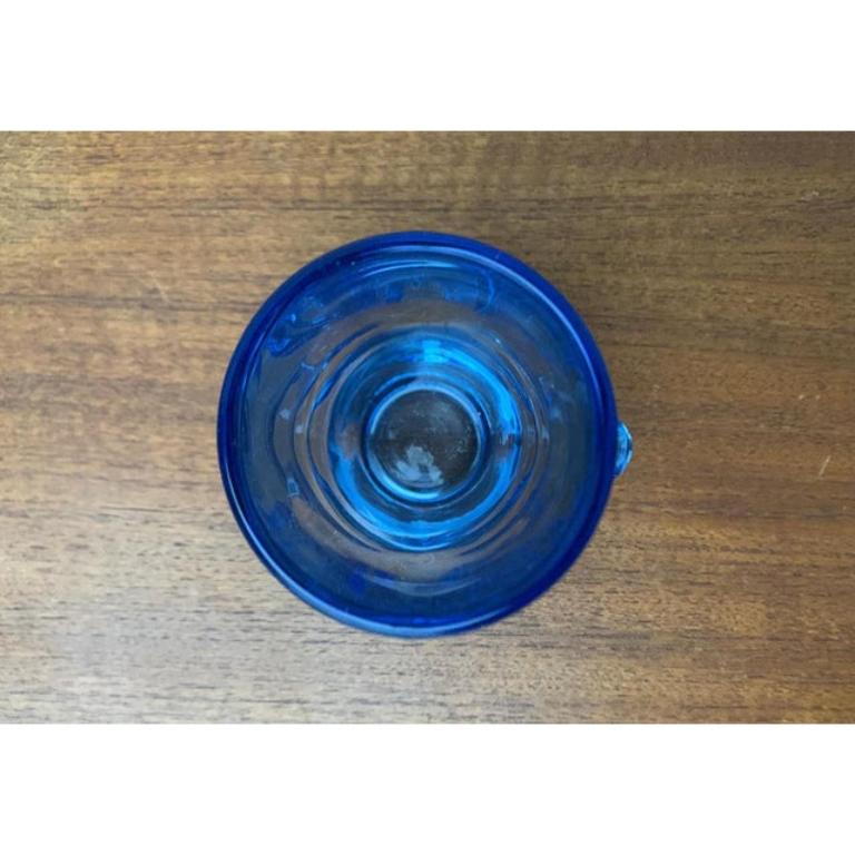 Vaso in vetro blu di Vladislav Urban, anni '60, Model No. 20064 in vendita 2