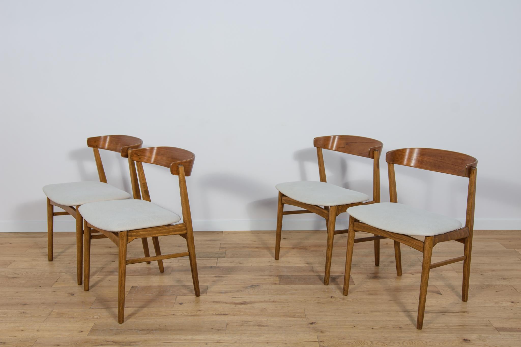 Woodwork Mid-Century Model 206 Dining Chairs from Farstrup Furniture, 1960s, Denmark. For Sale