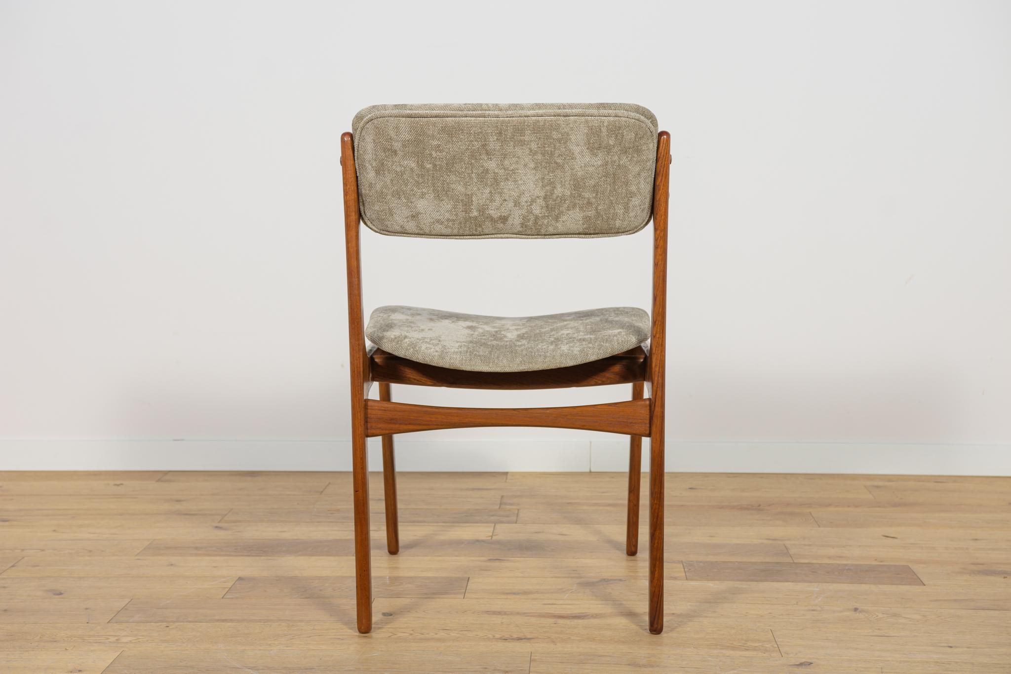 Mid-Century Modell 49 Esszimmerstühle aus Teakholz von Erik Buch für Odense Machine, Mitte des Jahrhunderts im Angebot 6