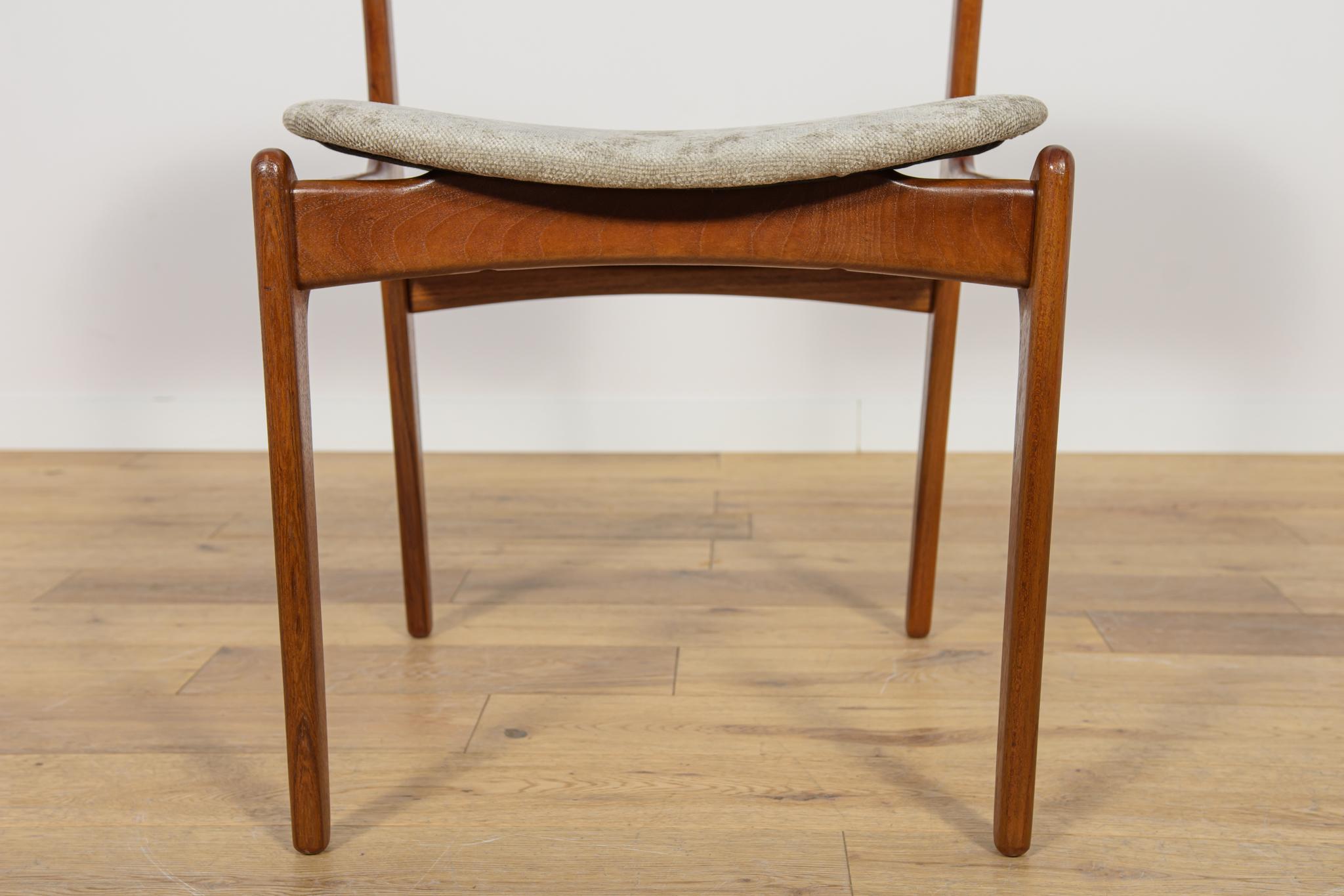 Mid-Century Modell 49 Esszimmerstühle aus Teakholz von Erik Buch für Odense Machine, Mitte des Jahrhunderts im Angebot 12
