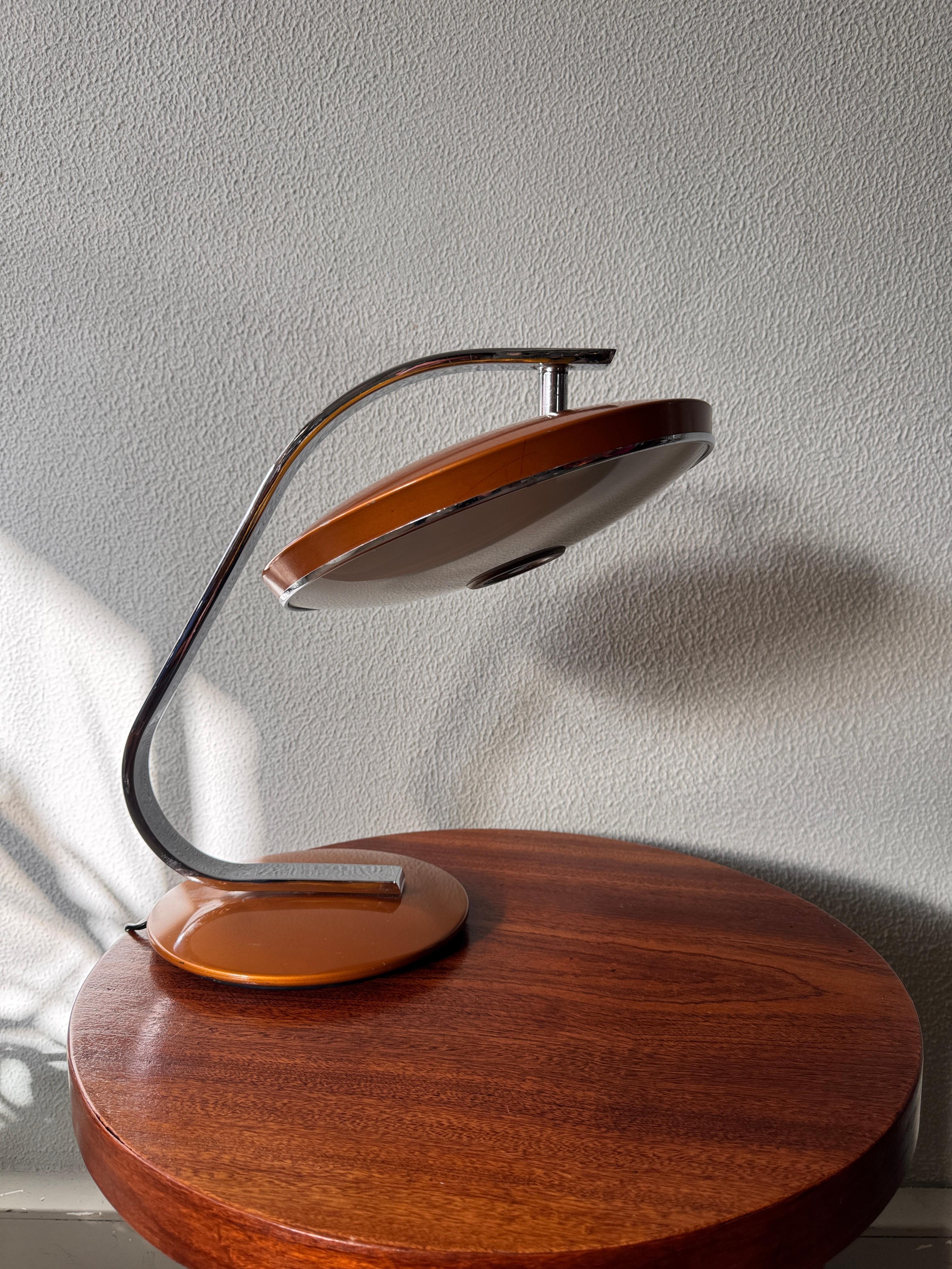 Mid-Century Model 520 Table Lamp from Fase by Luis Perez de la Oliva, 1970s 3