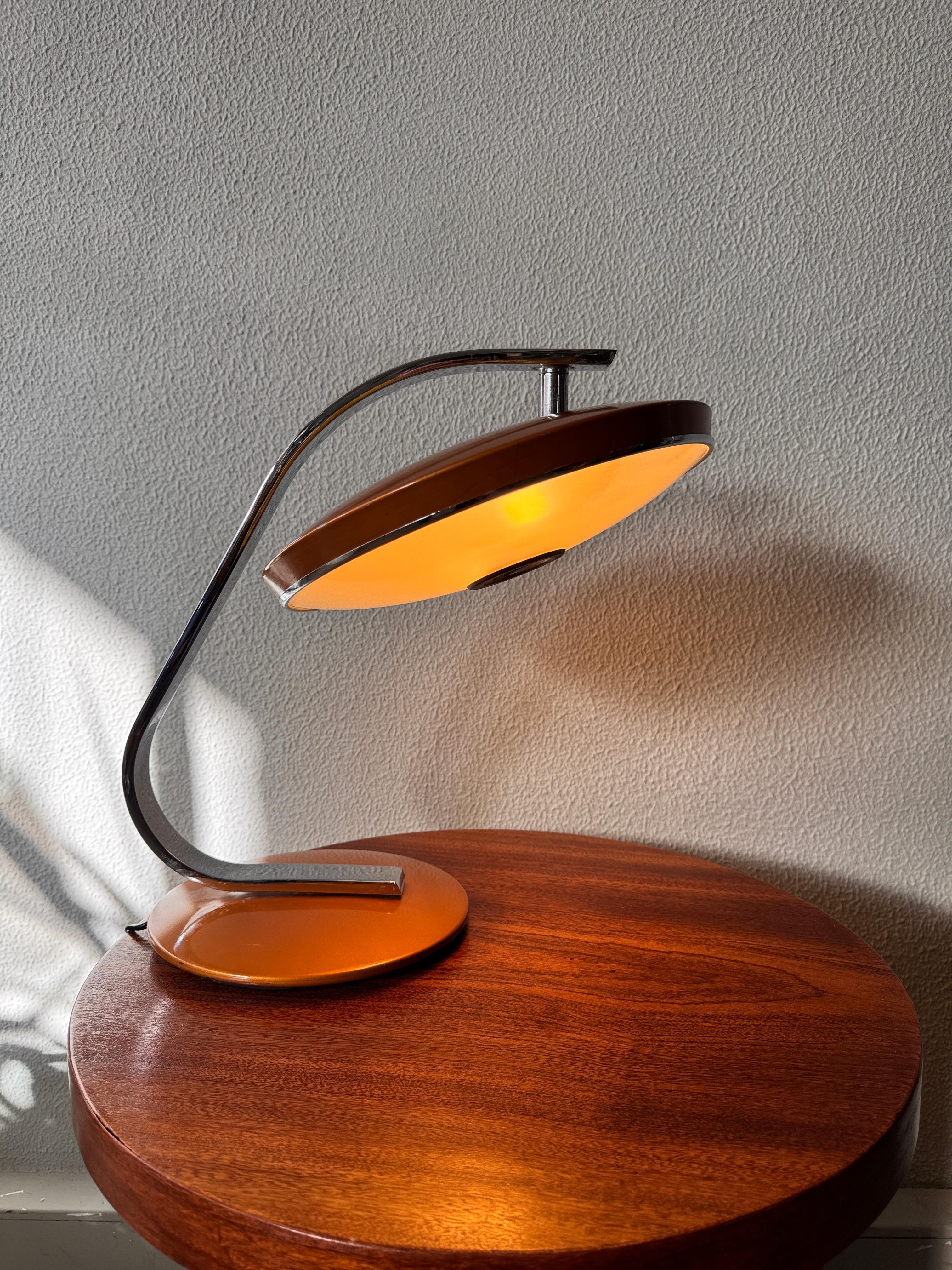 Mid-Century Model 520 Table Lamp from Fase by Luis Perez de la Oliva, 1970s 4