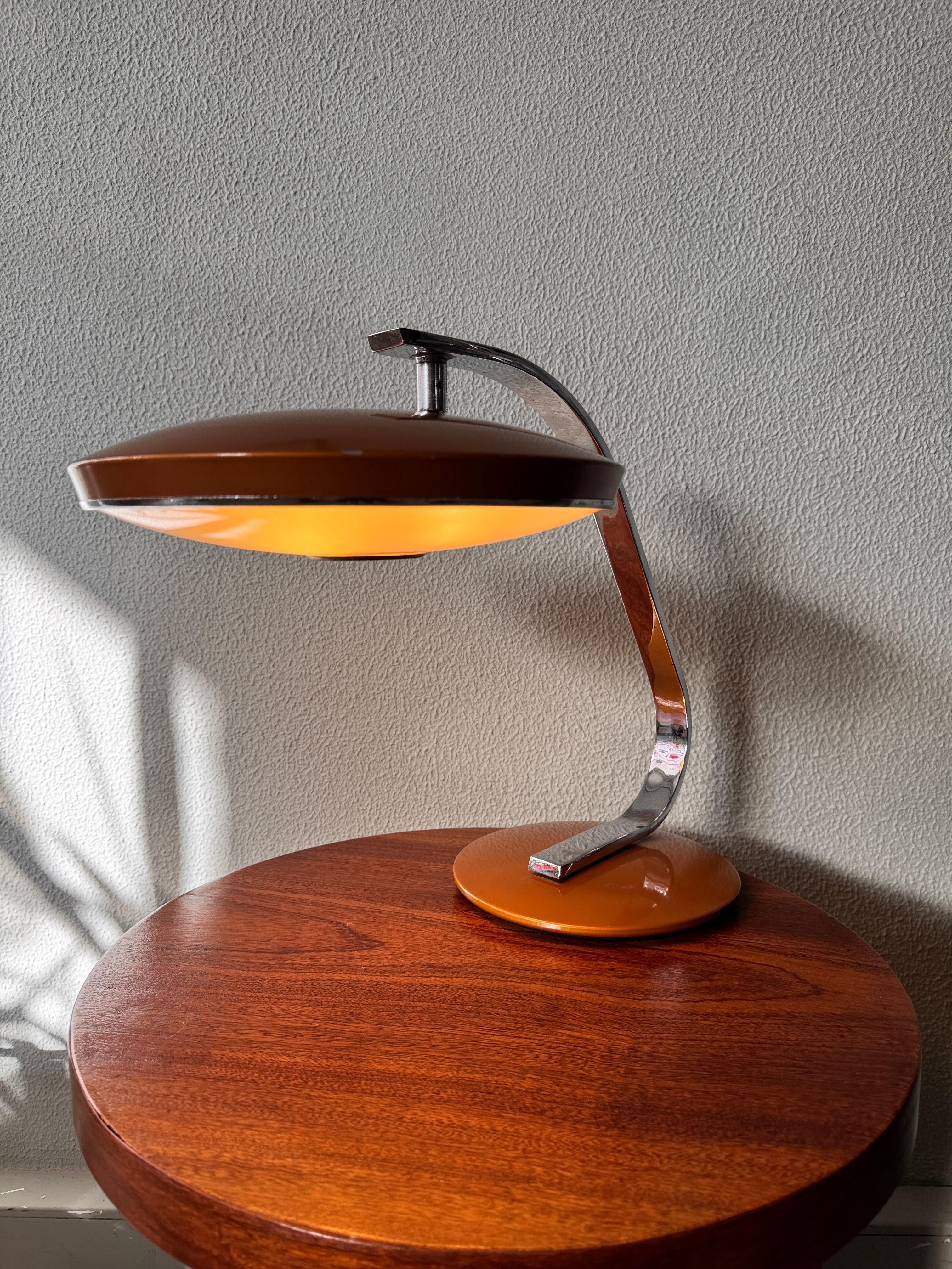 Spanish Mid-Century Model 520 Table Lamp from Fase by Luis Perez de la Oliva, 1970s