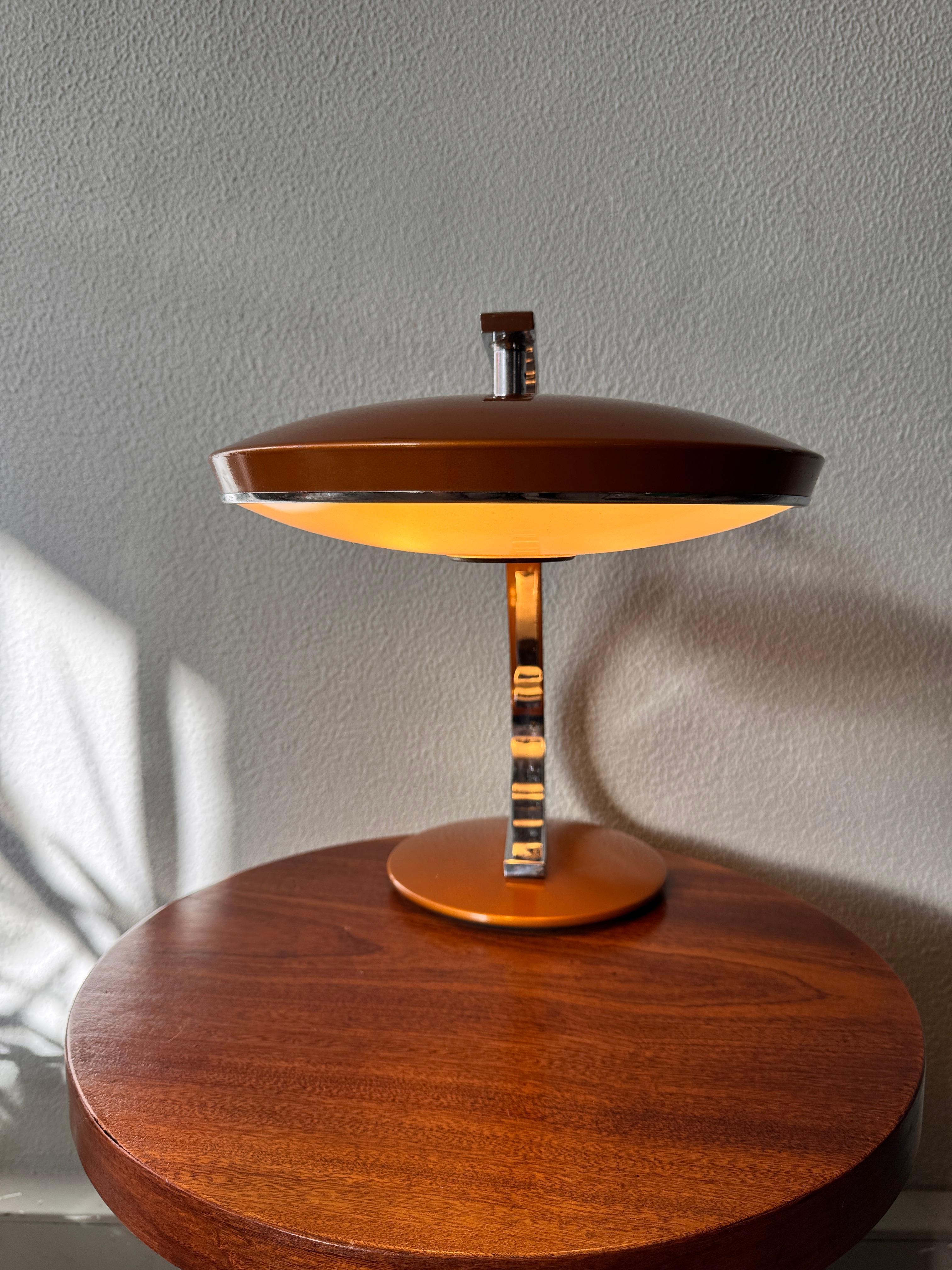Late 20th Century Mid-Century Model 520 Table Lamp from Fase by Luis Perez de la Oliva, 1970s