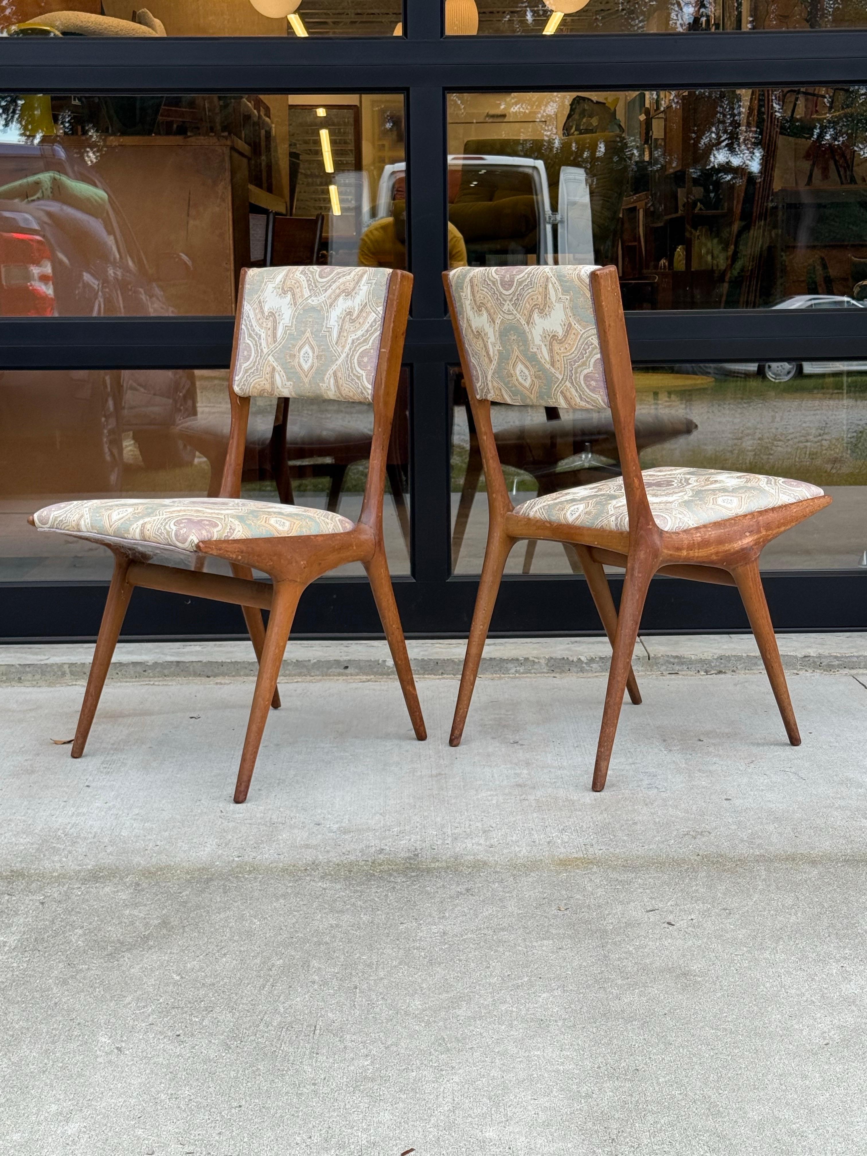Mid-Century moderno Sedie Model 634 di Carlo De Carli, metà del secolo scorso - una coppia in vendita