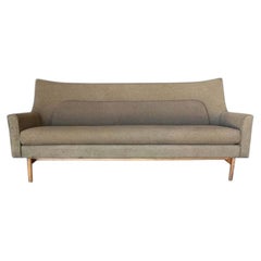 Mid-century Model 98632 Arched Wing Back Sofa by Lawrence Peabody for Nemschoff