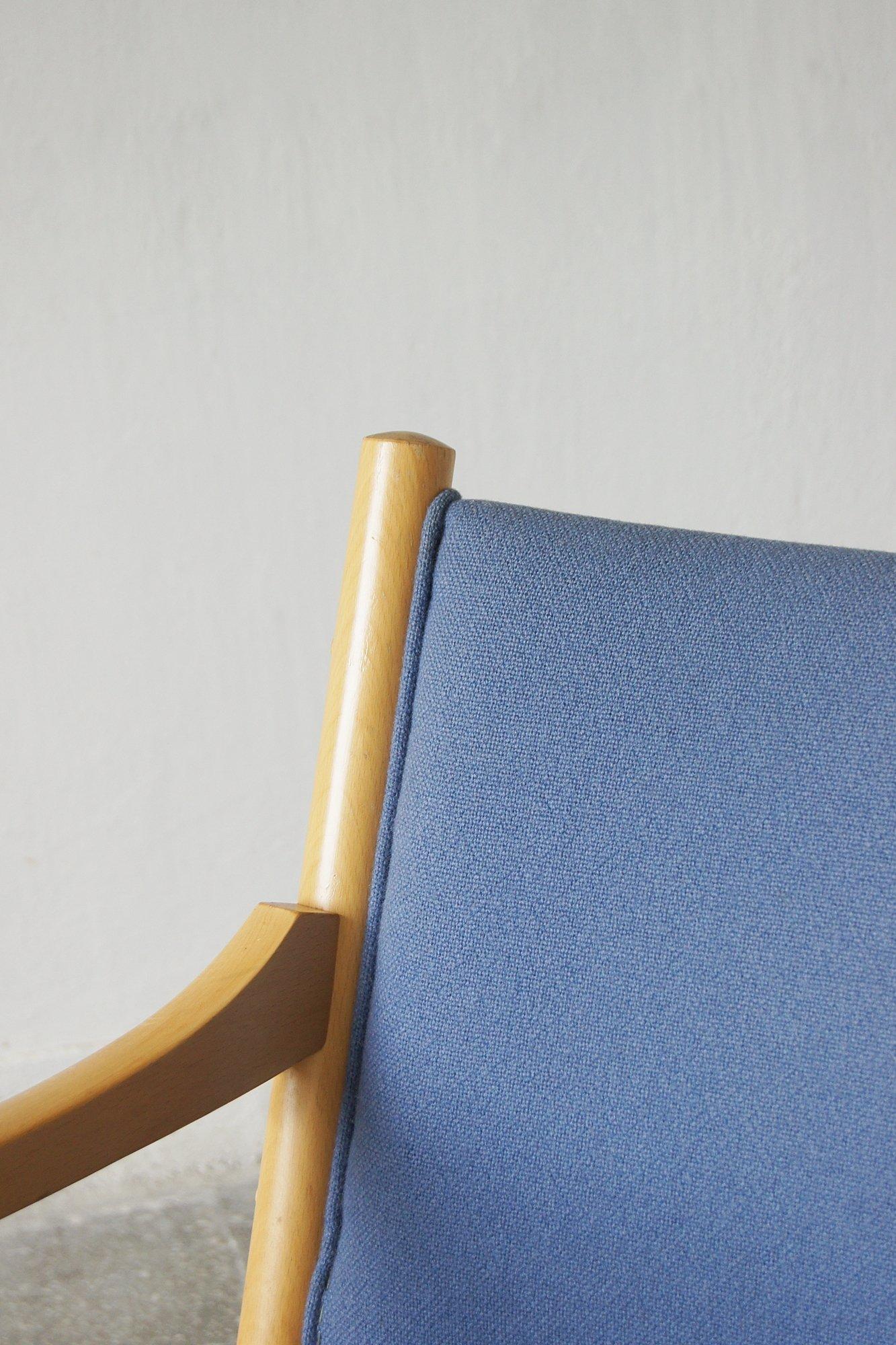 Sillón de mediados de siglo Modelo CH52 de Hans J. Wegner para Carl Hansen & Son Años 60 en Bueno estado para la venta en KUTNO, PL