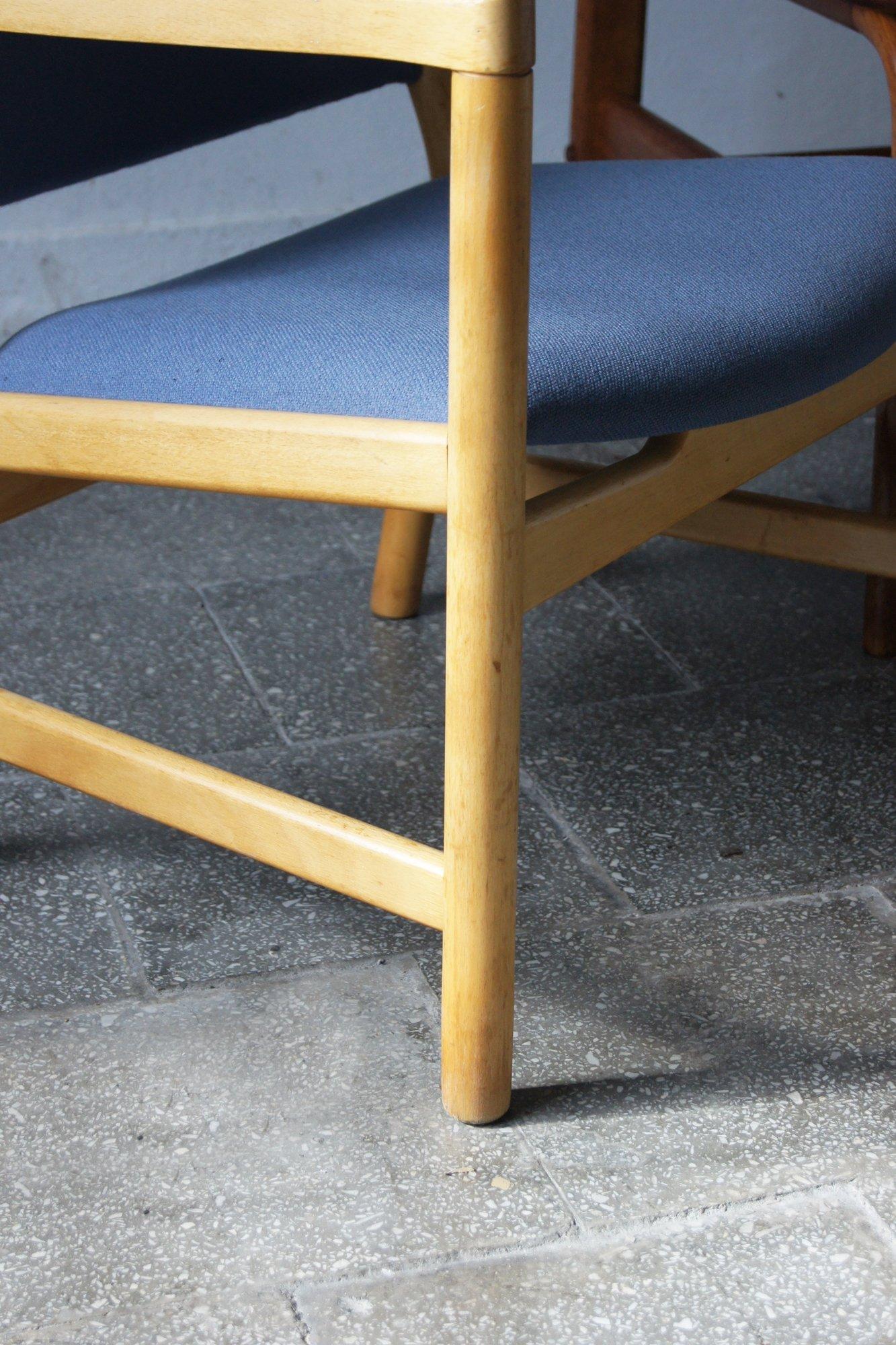 Sillón de mediados de siglo Modelo CH52 de Hans J. Wegner para Carl Hansen & Son Años 60 en venta 1
