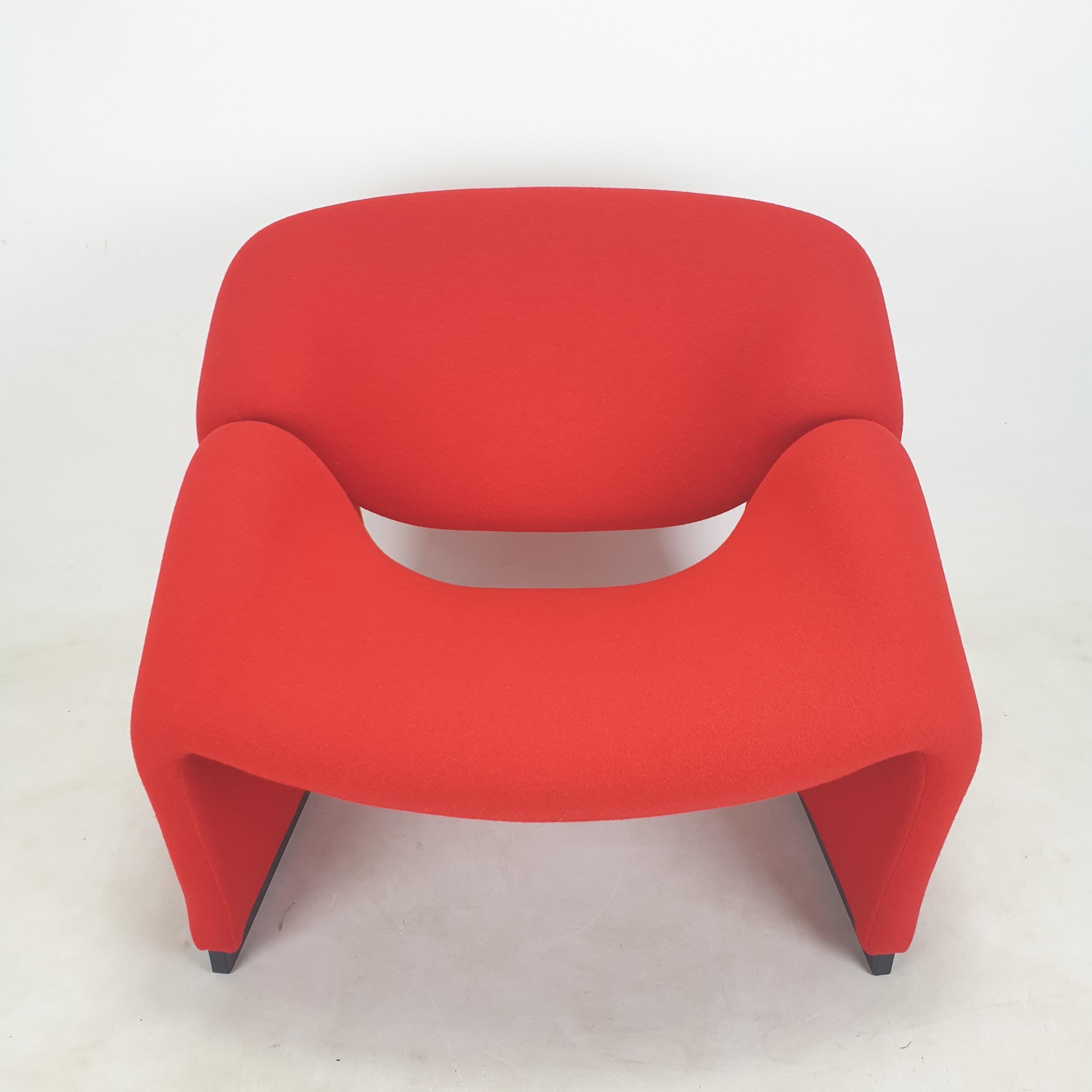 Groovy-Stuhl aus der Mitte des Jahrhunderts Modell F580 von Pierre Paulin für Artifort, 1966 (Gemalt) im Angebot