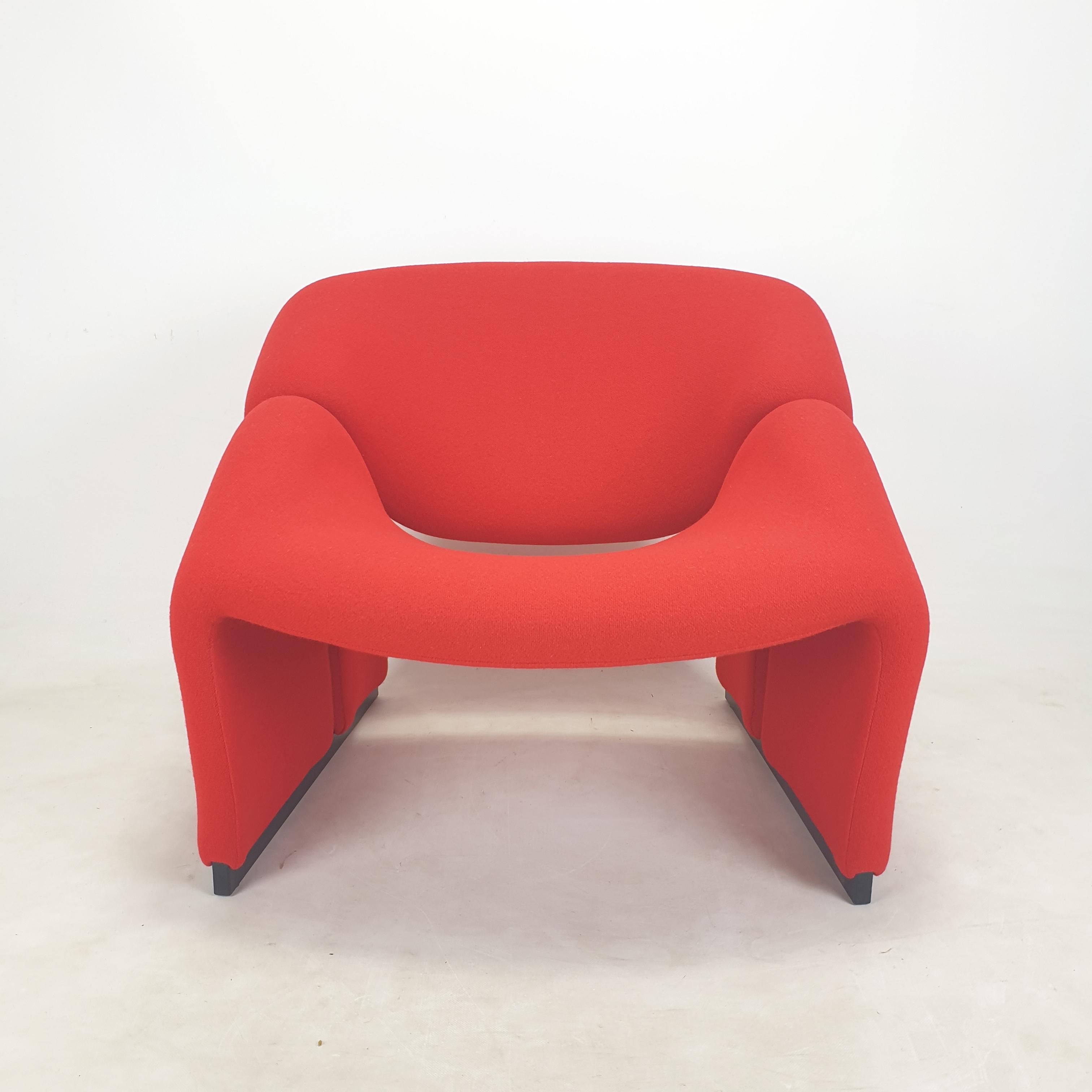 Groovy-Stuhl aus der Mitte des Jahrhunderts Modell F580 von Pierre Paulin für Artifort, 1966 im Zustand „Hervorragend“ im Angebot in Oud Beijerland, NL