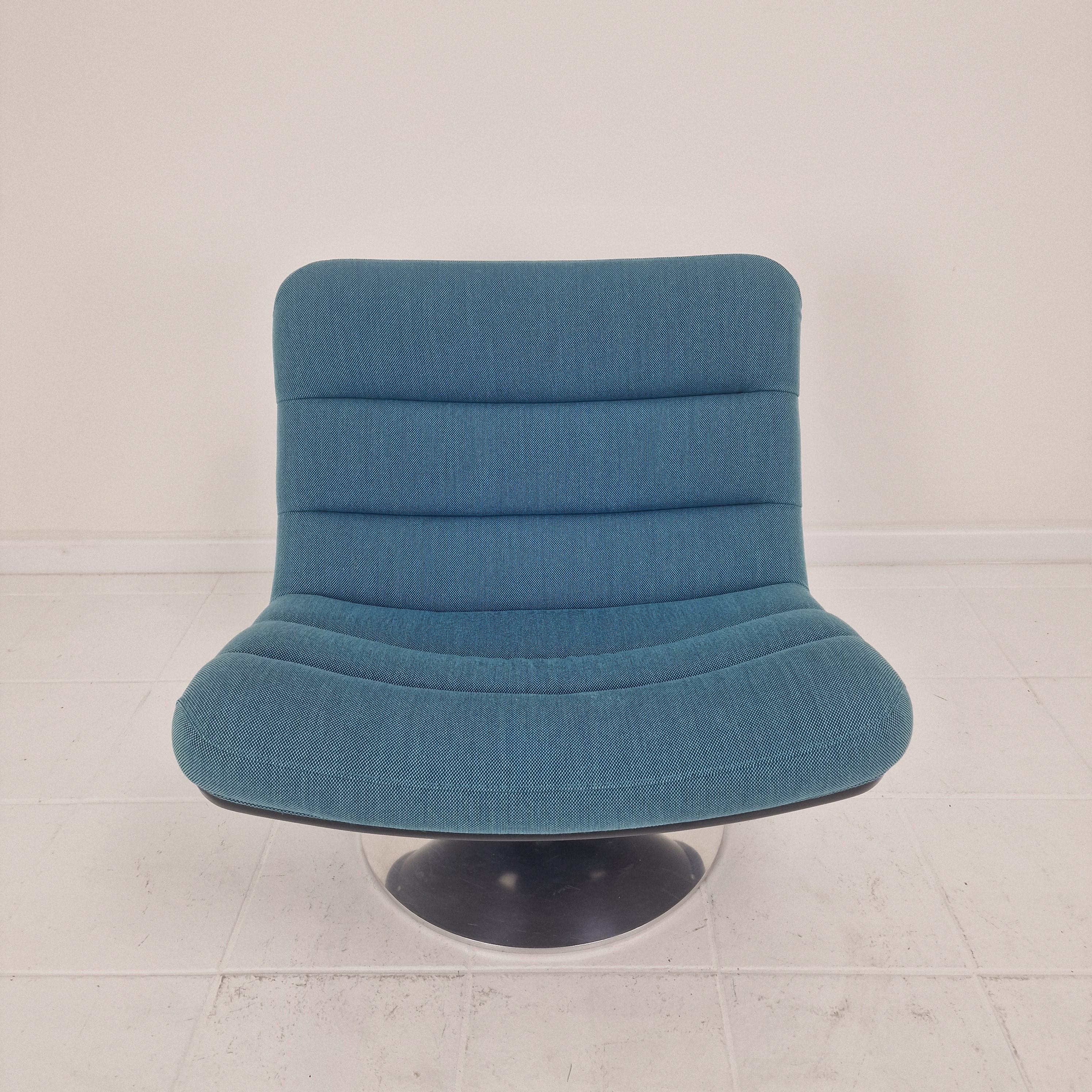 Sedia da salotto F978 di Geoffrey Harcourt per Artifort, modello di metà secolo. In condizioni buone in vendita a Oud Beijerland, NL