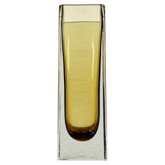 Mid-Century Model Kf 296 Minimalist Sommerso Glass Vase by Kaj Franck, 1965