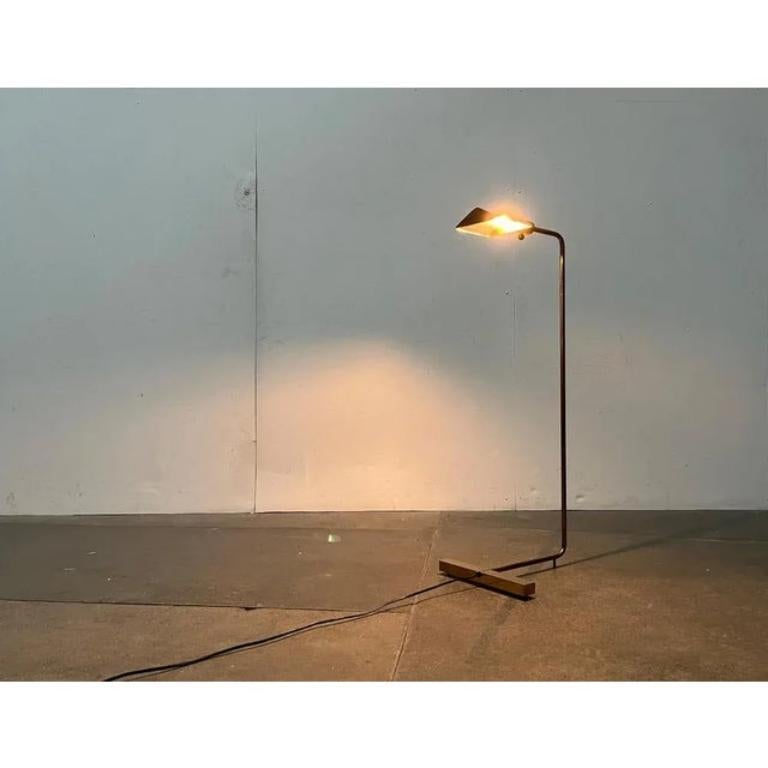 Lampada da terra minimalista a contrappeso di metà secolo Model Lz 17 Serial No. 1, anni '60 in vendita 4