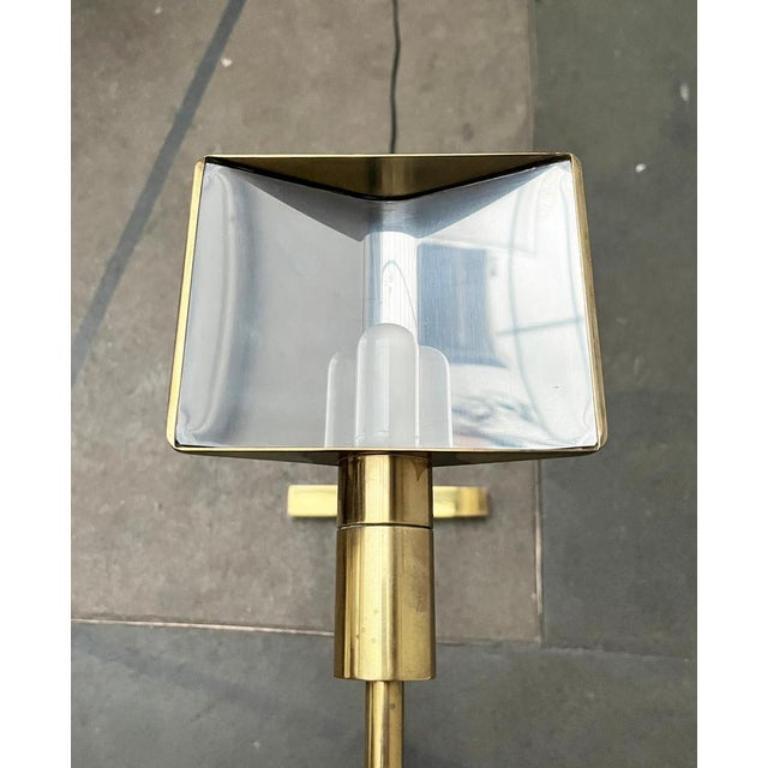 Lampada da terra minimalista a contrappeso di metà secolo Model Lz 17 Serial No. 1, anni '60 in vendita 5
