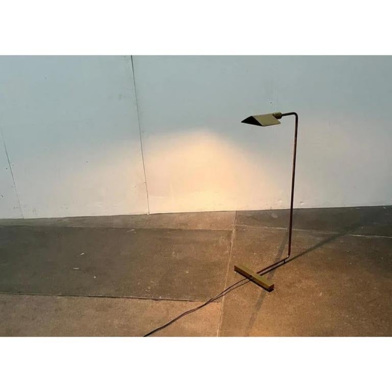 Lampada da terra minimalista a contrappeso di metà secolo Model Lz 17 Serial No. 1, anni '60 in vendita 2
