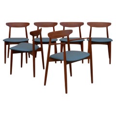 Mid-Century Model No. 58 Dining Chairs by Harry Østergaard