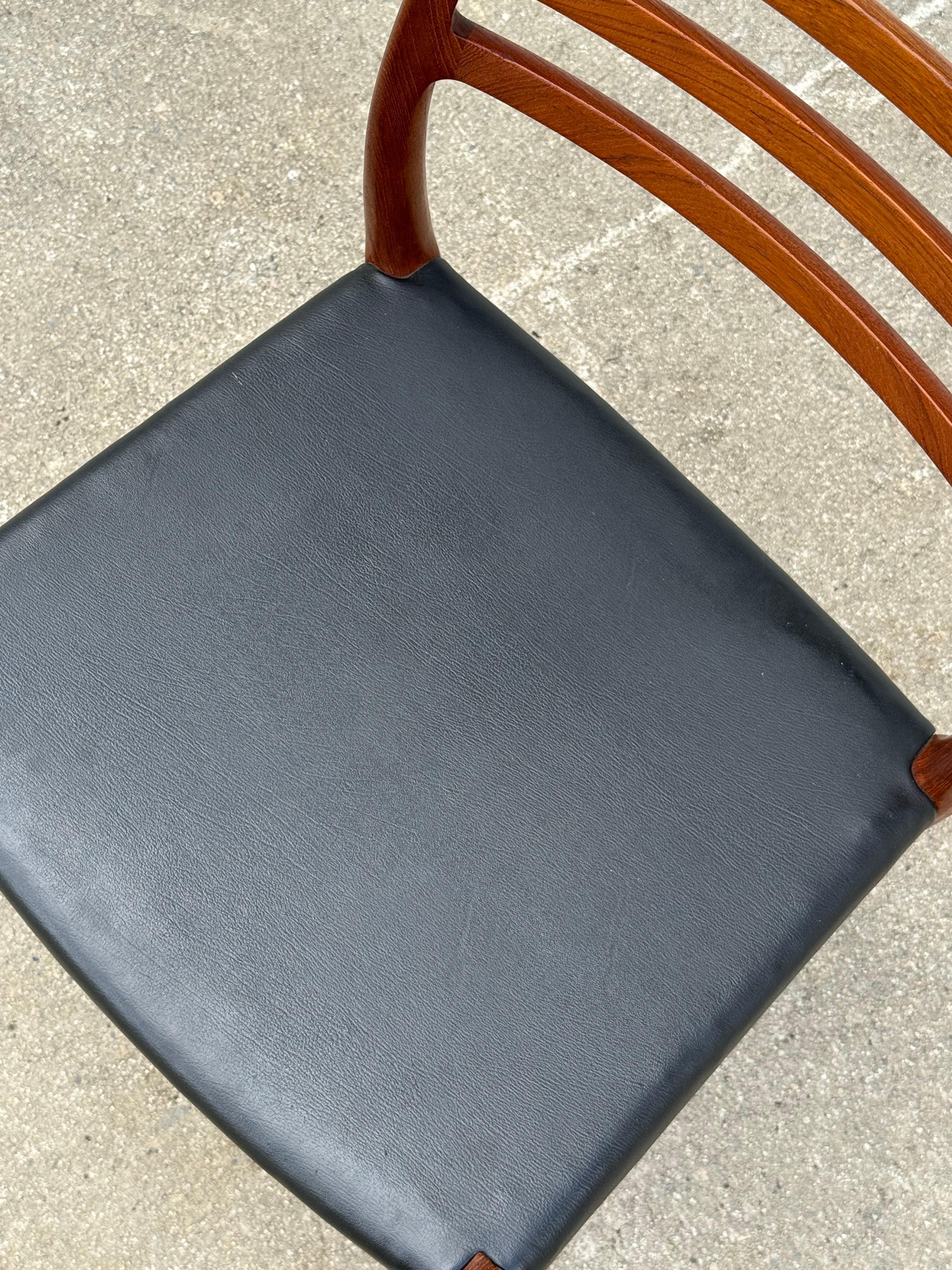Danese Sedia Model No. 78 di Niels Moller, metà del secolo scorso - Singola in vendita