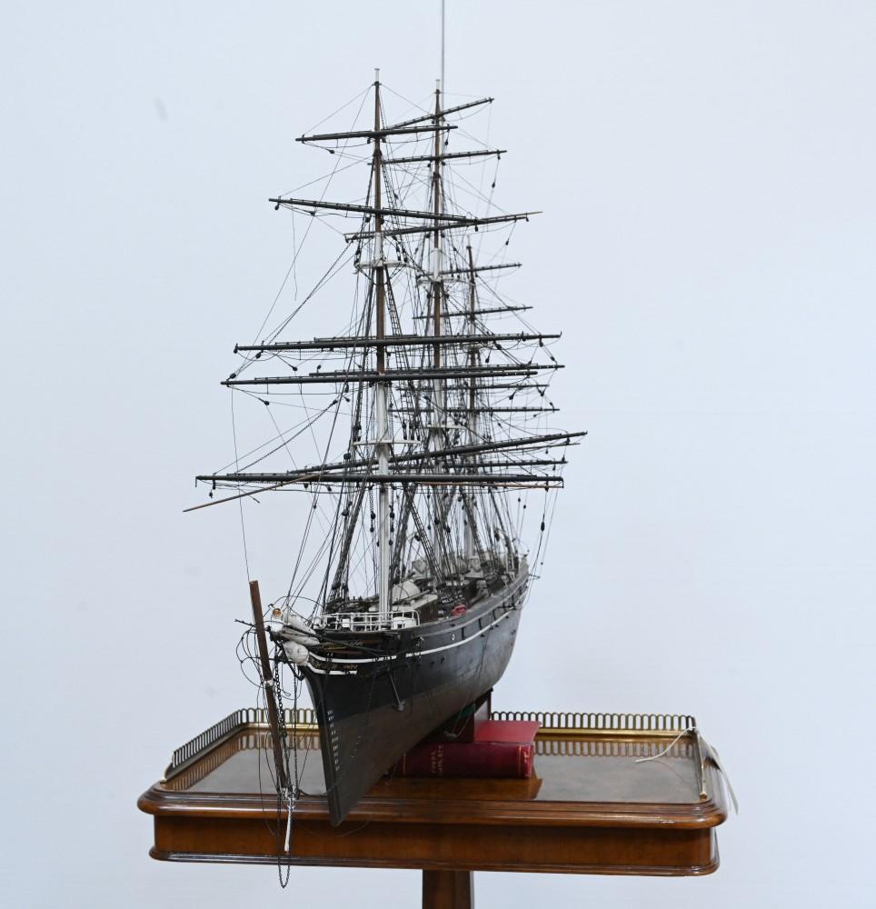 Other Mid Century Model of Clipper Ship Boat Maritime Cutty Sark For Sale