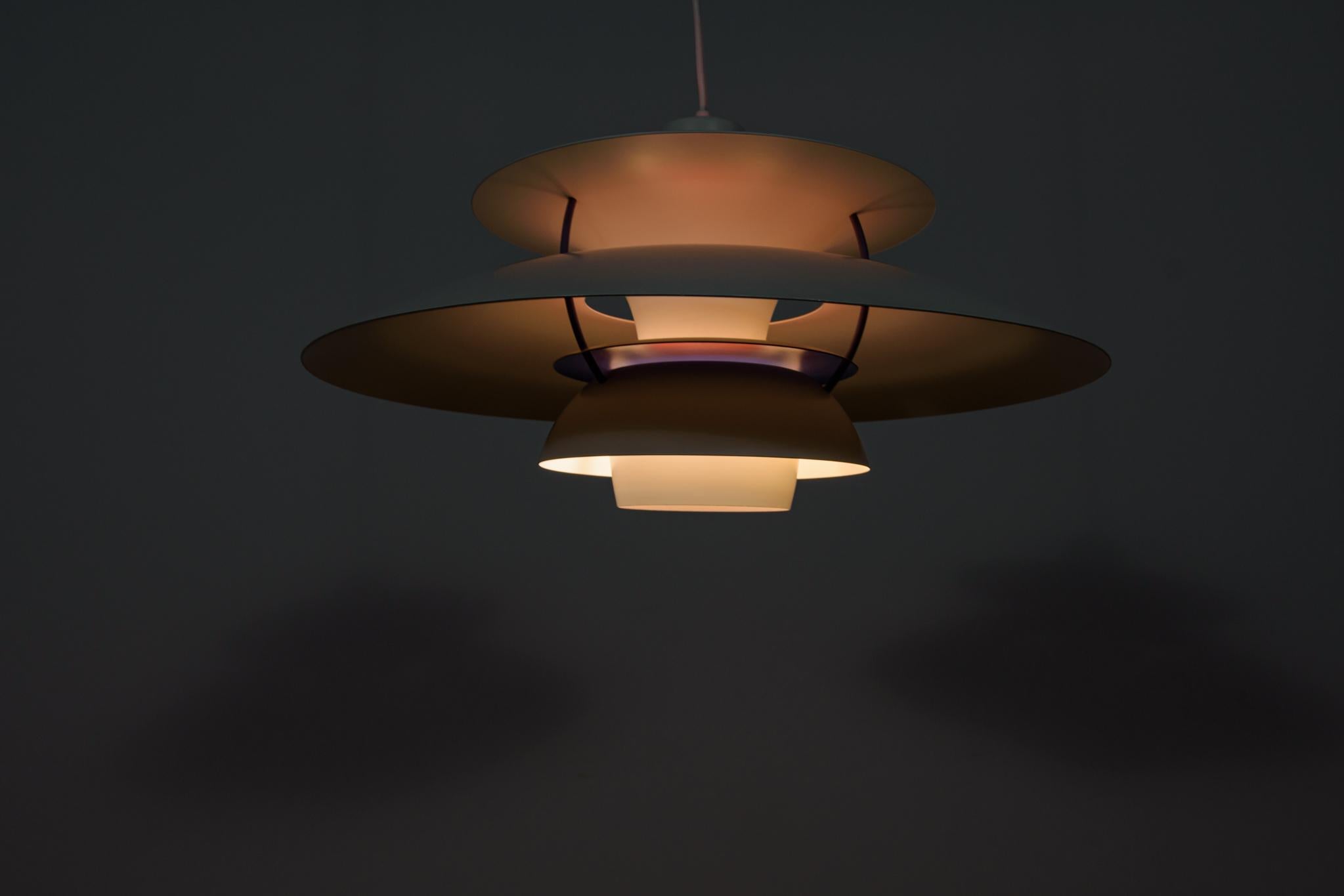 Mid-Century Model PH5 Pendant Lamp by Poul Henningsen for Louis Poulsen, 1960s For Sale 5